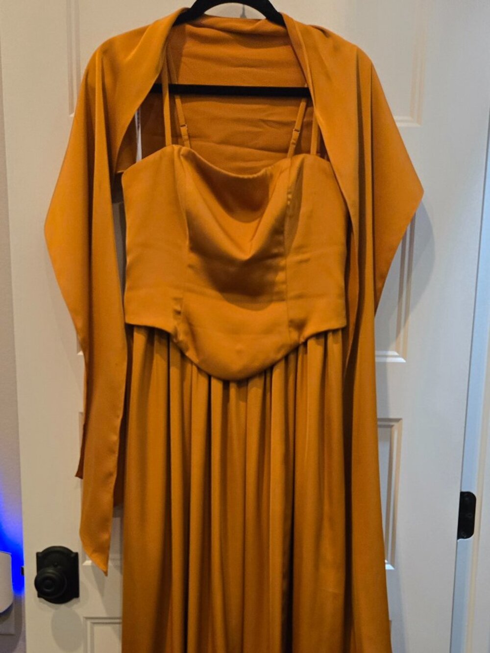 Azazie Copper Dress, sz 10